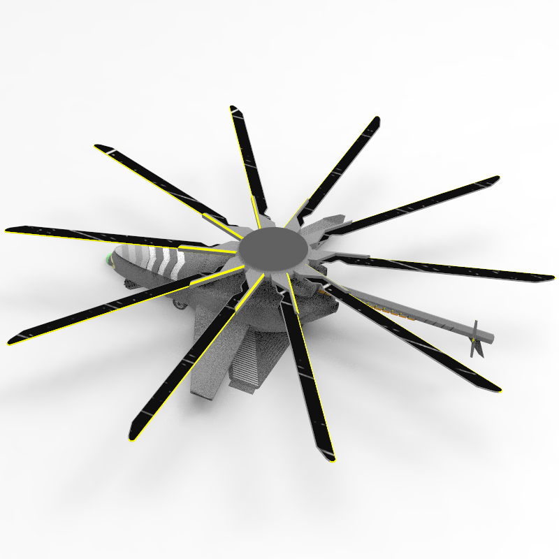 28套无人机模型图纸-Solidworks模型非标机械的图5